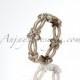 14k rose gold diamond leaf,vine flower wedding ring,engagement ring ADLR19B