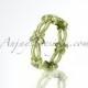 14k yellow gold diamond leaf,vine flower wedding ring,engagement ring ADLR19B