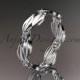 platinum diamond leaf and vine wedding ring, engagement band ADLR58B