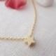 Tiny gold star necklace...dainty handmade necklace, everyday, simple, birthday,  wedding, bridesmaid jewelry