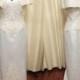 Vintage Beaded Off the Shoulder Sexy White Wedding Dress With Ivory Lace