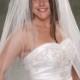 Light Ivory Bridal Veils Plain Cut Elbow Length Bridal Veils 34 Inch Long Veils 108 Wide White Bridal Traditional Wedding Veils