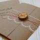Rustic Wood Slice and Lace Wedding Invitations: Unique Handmade Rustic Paper Invites. Rustic Wedding. Custom. Shabby Chic Wedding.