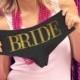 Bride Gift - Gold Rhinestud Bride Cheeky Panty, Lingerie Shower Gift, Bride lingerie, Bride panties, intimate apparel