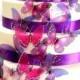 50 x Mixed Purple Stick on Butterflies, Wedding Cake Toppers, Butterfly Cake Decorations