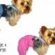 Dog Jeans Pattern 1506 * Large & XLarge * Dog Clothes Pattern * Dog Pants Pattern * Dog Trousers * Dog Suspenders * Dog Apparel * Dog Outfit
