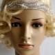 Rhinestone Pearls Headband, Wedding Crystal  Bridal bridesmaid Headband, Wedding Headpiece, Halo Bridal Headpiece, 1920s Flapper headband