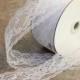 White Lace Ribbon 2 in. x 25 yd, White Lace Ribbon for Chair Sashes, Table Runners and Mason Jars