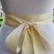 Ivory Satin Ribbon Sash Belt Ribbon Sash Belt bridesmaid Sash Belt Ivory Ribbon Belt or Pick YOUR Color SA009LX