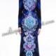 EMILIO PUCCI Gown Blue Royal Print Long-Sleeves Dress