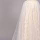 1950 Appliqued Lace Vintage Wedding Gown