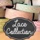 The Lace Collection by Puddle Jumper Pups - rustic inspired lace dog collars, leashes, and harnesses