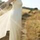 MIMOSA Vintage 90's Jessica McClintock Wedding Dress . Mesh Shoulders . Sheer Neckline . Maxi Length . Size 7/8 . Vintage Bridal .