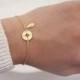 Personalized Compass Bracelet, Personalized bracelet, best friend bracelet, initial bracelet, Nautical Jewelry