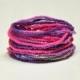 Purple Violet Plum Pink seed bead stretch bracelet Set of 20 bracelets 2mm seed beads, Statement bracelet, Bridesmaids Birthday Teens Favor