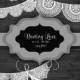 LACE Banner Digital ClipArt -authentic lace doily bunting garland transpent background for scrapbooking, wedding invitations-Commercial Use