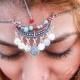 Bohemian Head Chain, Headpiece, Boho Head Jewelry, Headdress, Gypsy, Jewelry, Bohemian Hair Jewelry, Turquoise, Silver Head Chain, Headband
