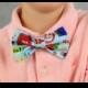 Bowtie Back to School Accessory Clip On - Wedding - Ring Bearer - Photo Prop - Newborn Infant Baby Toddler Boy Cake Smash Bow Tie