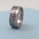 Silver coin ring 1927 Australia one Shilling Sterling 92.5% fine silver jewelry size 8