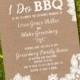 Shabby Chic I Do BBQ lnvitation - Kraft Invitation - Engagement Party Invitation - Instantly Downloadable and Editable File - Print at Home!