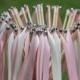 100 Wedding Ribbon Wands With Bells Party Ribbon Streamers Party Decorations Wedding Decoration Ceremony