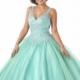 Buy Australia 2015 Straps Ball Gown Beaded Organza Skirt Floor Length Quinceanera Dress/ Prom Dresses 5541 at AU$276.03 - Dress4Australia.com.au