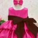 Designer Baby Hot Pink Floral Dress