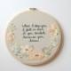 When I Saw You I Fell In Love. Shakespeare Quote. Handmade 8 Inch Embroidery Hoop. Wedding Decor