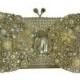 Cinderella's Clutch bag  Swarovski crystal, glass and pearl adorned wedding and special ocassion clutch