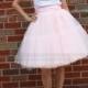 Beatrice - Tulle Skirt in Blush Pink, Extra Puffy Tutu, Princess Tulle Skirt, Adult Tutu, Plus Size Tulle Skirt, Tiered Tulle Skirt