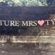 Future Mrs. Banner for Engagement Pictures, Bachelorette Parties, or Bridal Shower Decorations