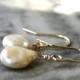 Freshwater Pearl Earrings / Luxe Jewelry / Accessories / 14k Gold Filled Pearl Earrings / Wedding Earrings / Jewelry / Bridal Pearl Earrings