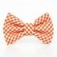 Dog Bow Tie- Gingham- More options available- dog collar accessory