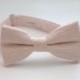Blush Pink Lace Bow Tie - Blush Lace Bow Tie - Blush Bow Tie - Light Pink Bow Tie - Pink Bow Tie Baby Bow Tie - Adult Bow Tie - Pet Bow Tie