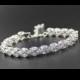 Crystal Bridal Bracelet, Crystal Bracelet, Wedding Tennis Bracelet, Crystal Bridal Jewelry, Wedding Jewelry, FELICITY