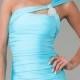 $146 Designer Prom Dresses - One Shoulder Short Rouched Dress at www.promdressbycolor.com