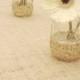 Gold Glitter Dipped Mason Jar - Gold Glitter Wedding - Shower - Party Decor - Set Of 2