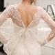 Lace Sleeve Elie Saab Wedding Dress