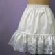 Plus Size White Lace  Petticoat,  custom made to your size and length