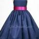 New Navy Blue Holiday Spaghetti Straps Easter Flower Girl Dress 12M 18M 2 4 6 8 9/10 11/12  F10