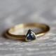 Trillion Sapphire Ring, Sapphire Ring, Sapphire Engagement Ring, Blue Sapphire Ring, Triangle Sapphire Ring