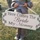 Here Comes The BRIDE My Mommy-  Here Comes the Bride Our Mommy- Wedding Sign STENCIL- 4 Sizes - Create Ring Bearer Flower girl signs