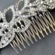 Bridal Headpiece Tiara Headband Rhinestone Hair Comb Accessory Wedding Jewelry Crystal Flower Side Tiara CM086LX