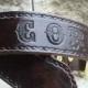 C U S T O M Leather Belts - 1.5 inches wide W Buckle