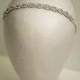 LUCIENNE - Bridal headband, Wedding headpiece, Tie on crystal headband, Wedding hair accessory, Tiara, Rhinestone headband