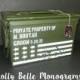 Personalized Groomsmen Gifts, Ammo Tin Decal