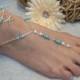 Starfish Foot Jewelry Wedding Barefoot Sandal and Anklet, Pearl and Rhinestone