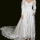 Lace Wedding Dress Ball Gown Wedding Dress Sweetheart, Long Train. Long Sleeve Wedding Dress, bohemian wedding dress