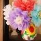Large Tissue Paper Flower with Pearl Stamen Choose Your Own Colors- Ainsley