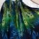 Peacock Print, Ball Gown, Bridesmaid Dress, Prom Dress, Evening Gown 6 - 18